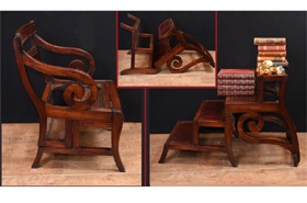 Regency Metamorphic Chair in Mahogany  



 
