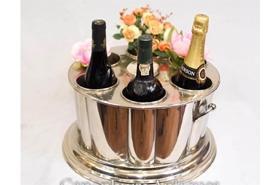 Sheffield Silver Plate Wine and Champagne Cooler Bucket




