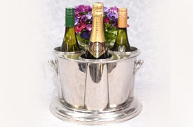 Sheffield Silver Plate Wine Champagne Cooler























