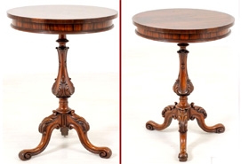 Victorian Side Table - Antique Occasional Tables Circa 1850











