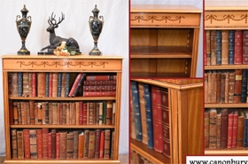 Satinwood Open Bookcase - Regency Bookcases Sheraton








 
