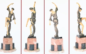Art Deco Dancer Figurine - Autumn Dance by F Preiss

























 
