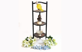 Chinese Lacquer Cake Stand - Three Tier Table Bird Chinoiserie




 



















