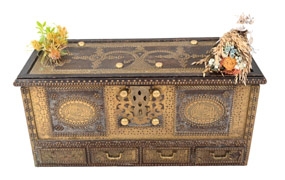 Islamic Dowry Chest Storage Antique Box Brass



  