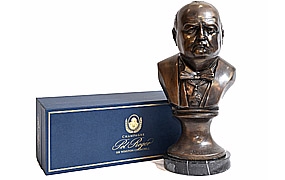 Bronze Winston Churchill Bust 






















