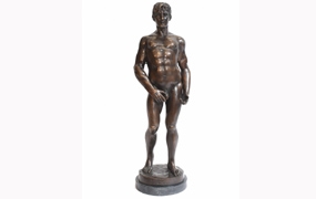 Italian Bronze Male Nude Statue Naked Art Classical



 





















