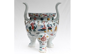 Japanese Arita Imari Porcelain Koro Urn Ceramic Vase Buddhist




 





















