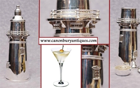 Single Silver Plate Lighthouse Cocktail Shaker 
























 

