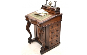 Victorian Davenport Desk Walnut 1890 
























 
