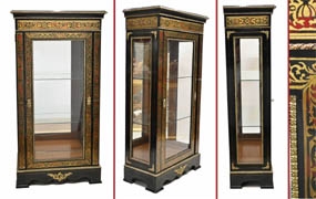 French Boulle Display Cabinet Bijouterie Inlay






 










 














