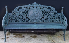 Cast Iron Victorian Garden Bench 
















