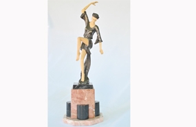 Art Deco Dancer Figurine - Autumn Dance by F Preiss

























